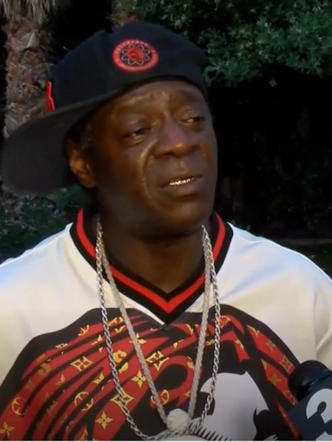 Flavor Flav caught on the camera.